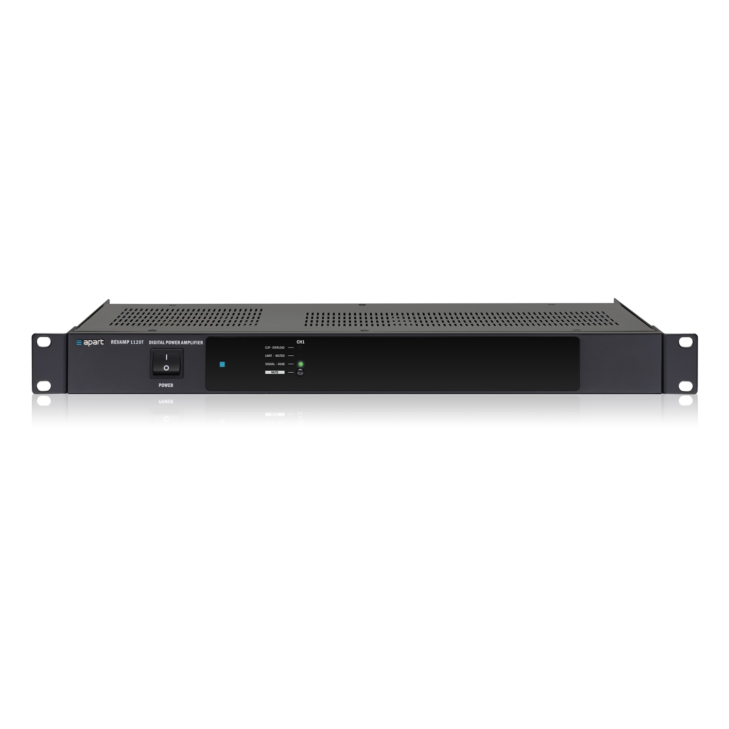 1 x 120 Watts (70/100 Volts or RMS @ 4 Ohms), Convection Cooled, 1U 19&quot; Rackmount , REVAMP1120T , APART