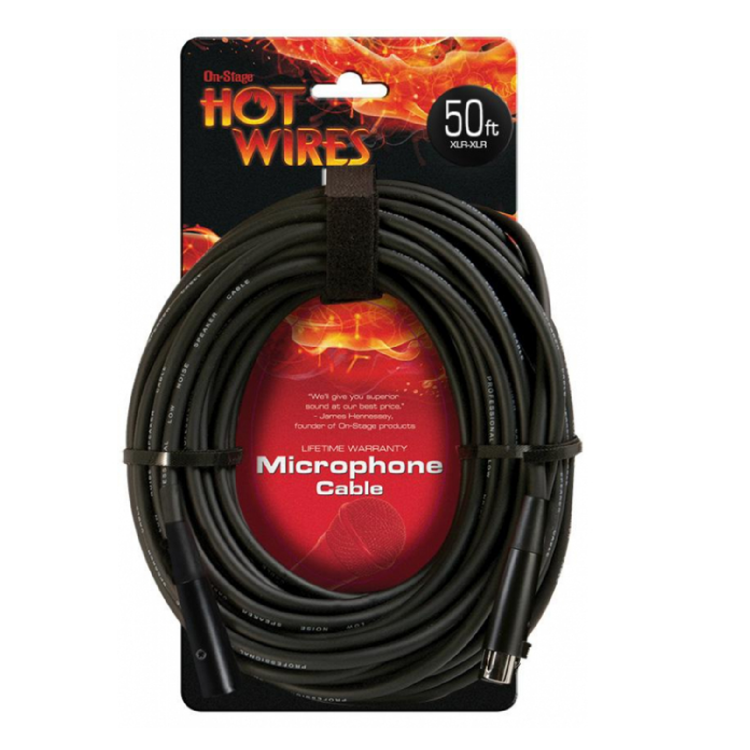 Microphone Cable (50&#039;, XLR-XLR), MC12 50 , On Stage Stands