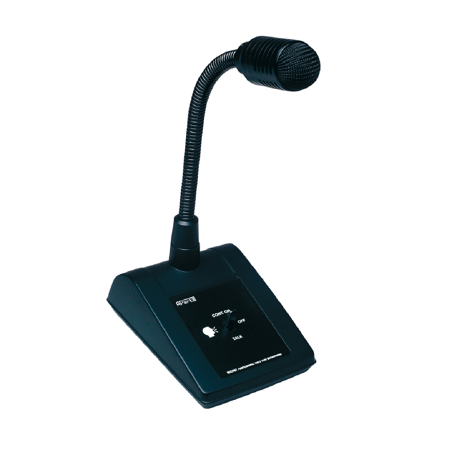 Dynamic Paging Microphone with Gooseneck and Priority Switch, DIN5 connector , MICPAT D . APART