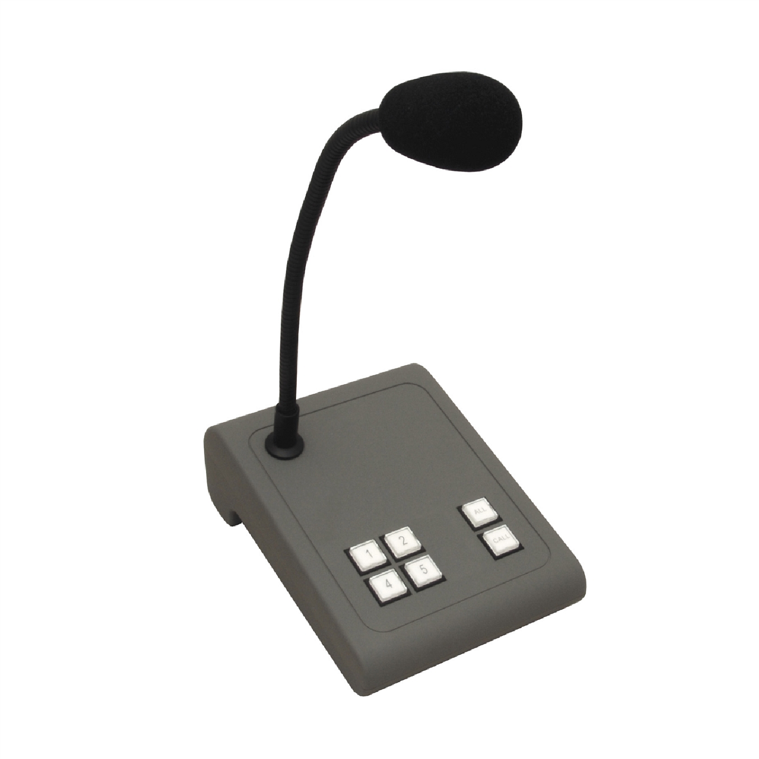 4 Zone Paging Microphone with Gooseneck , MICPAT 4 , APART