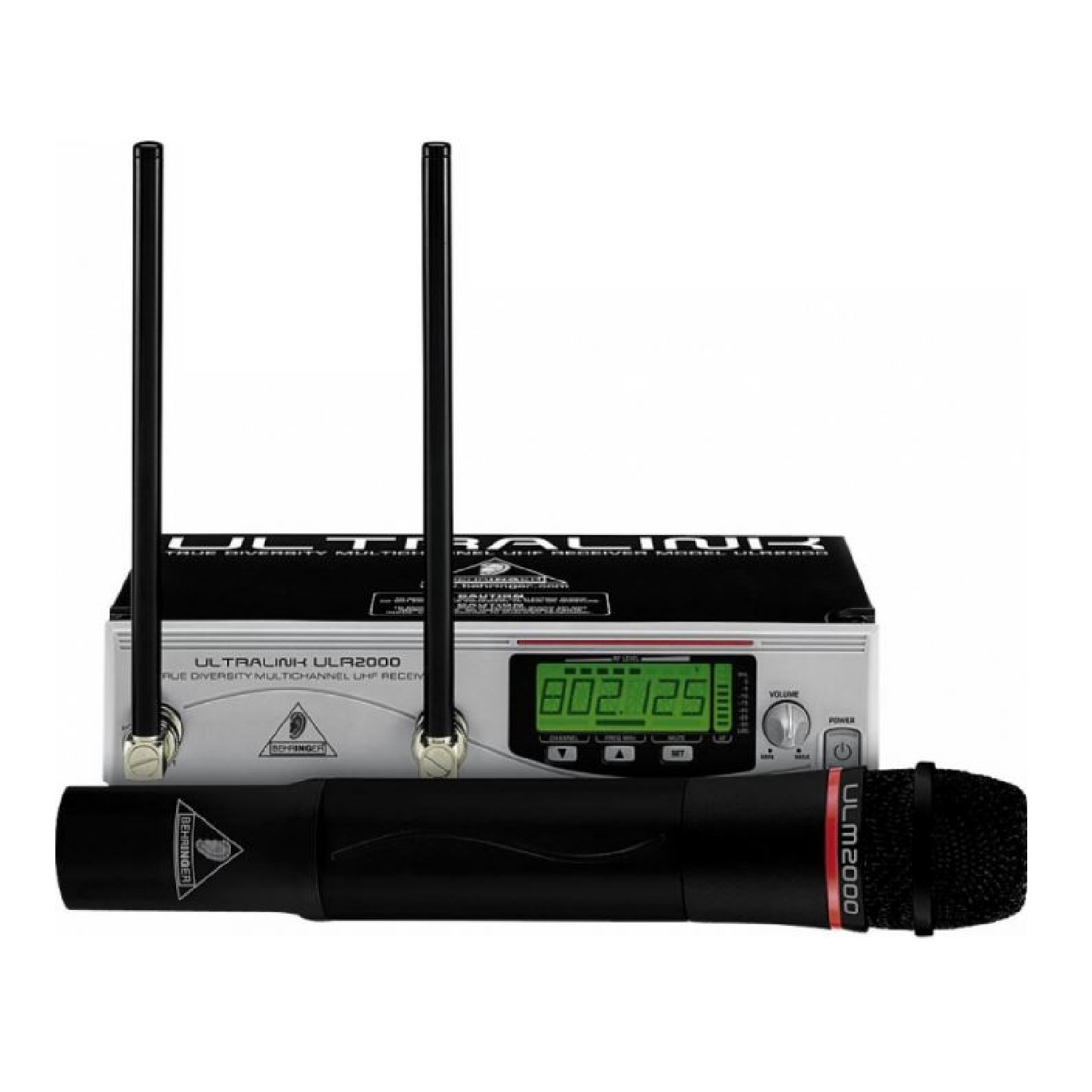 UHF True Diversity Wireless Microphone System with 320 Selectable Frequencies UL2000M behringer