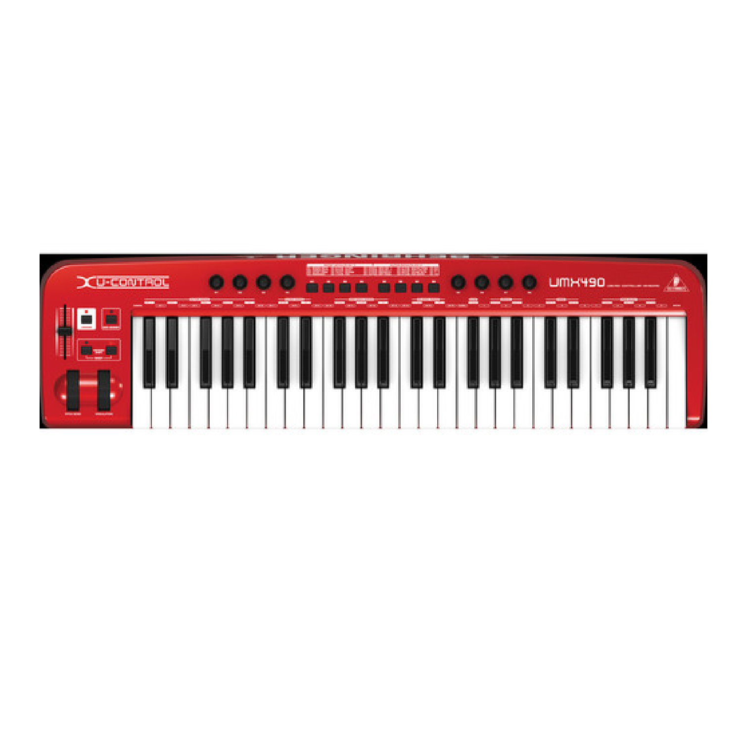The Ultimate Studio in a box, 49 Keys USB/MIDI Controller Keyboard with USB/Audio Interface   UMX490 behringer
