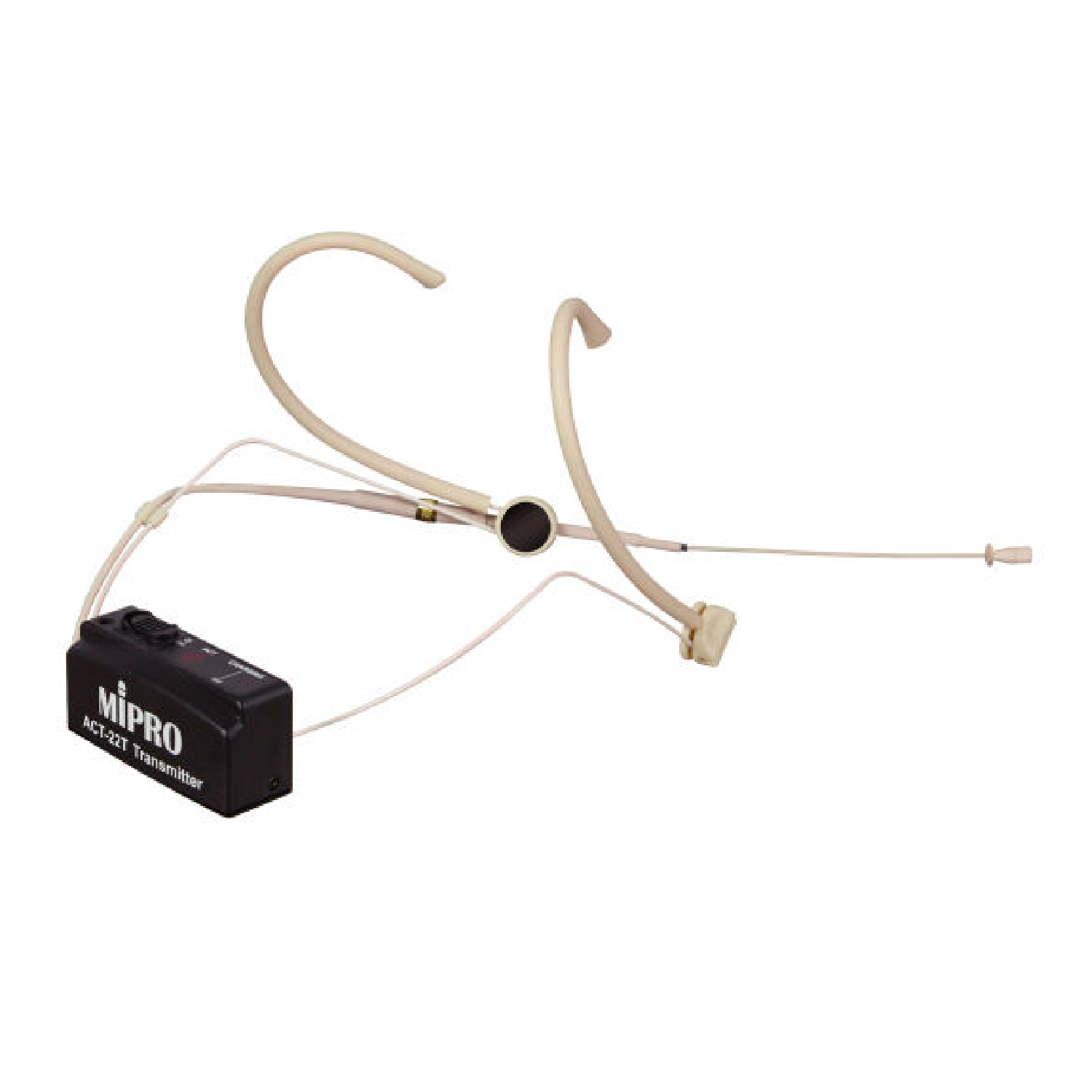 Transmitter Miniature with Dual-Sided Condenser Headworn 10 mm   ACT 22T/MU 210D mipro