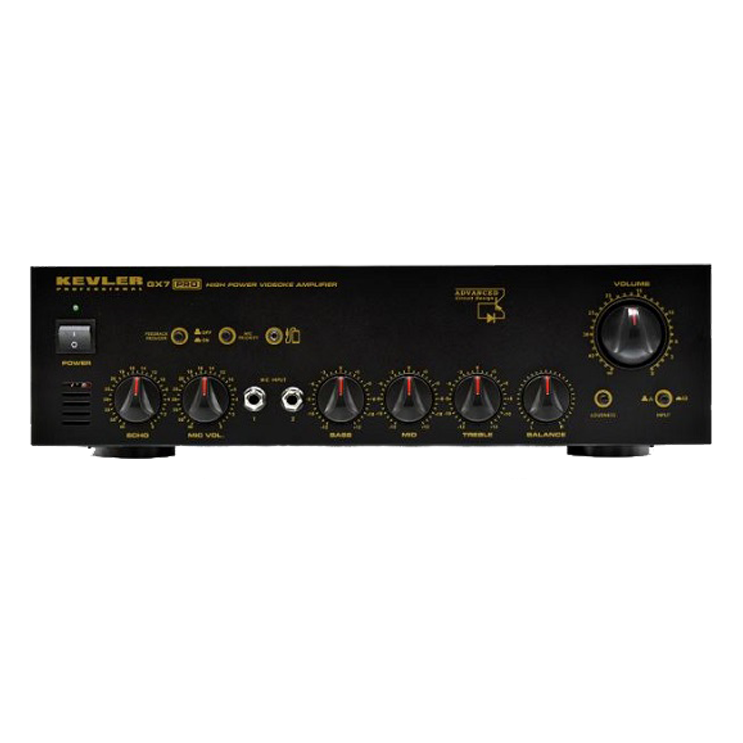 High Power Videoke Amplifier 800 W x 2   GX7 PRO kevler