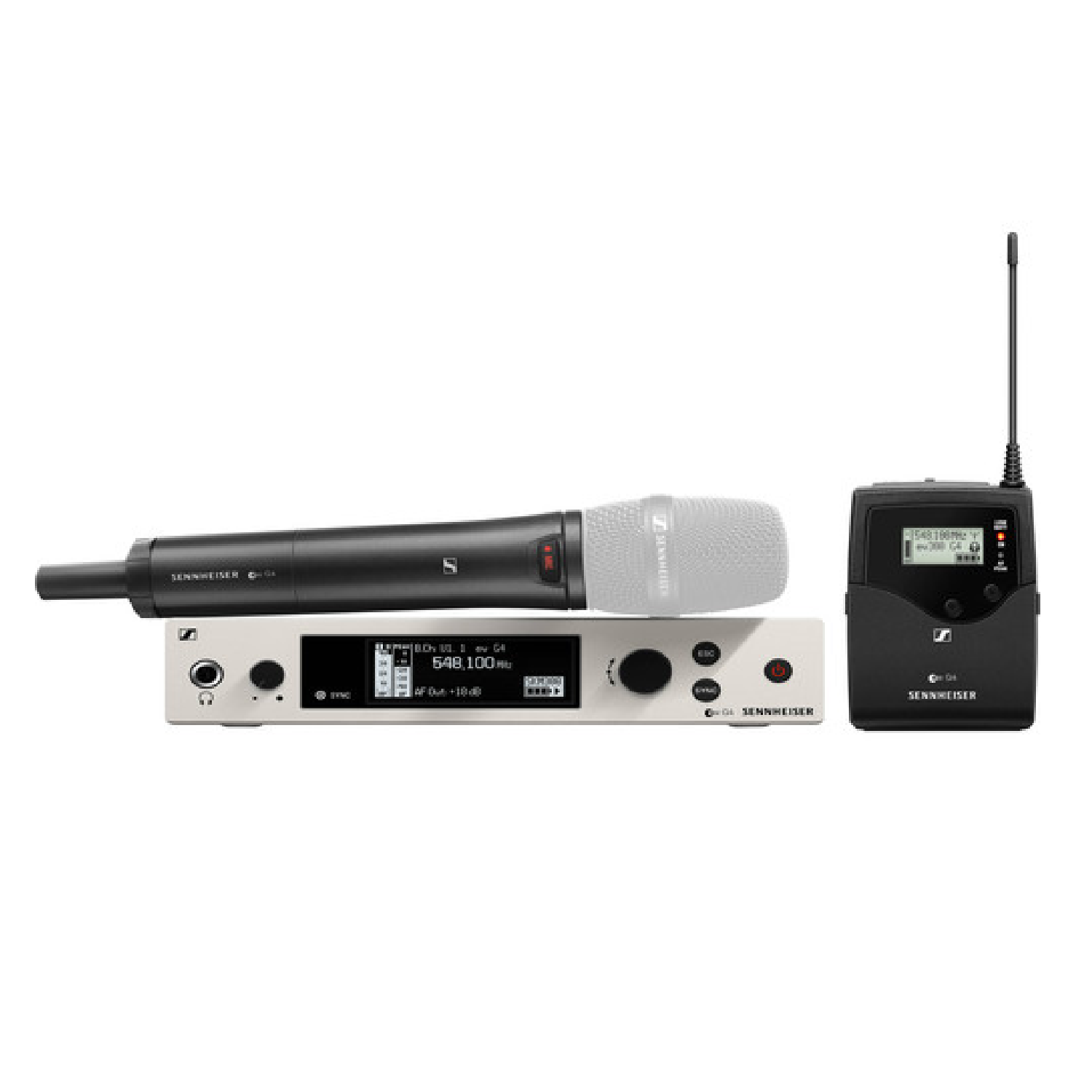 Wireless Microphone System with No Mics - GBw: 660 - 678 MHz   EW 300 G4 Base COMBO GBw sennheiser