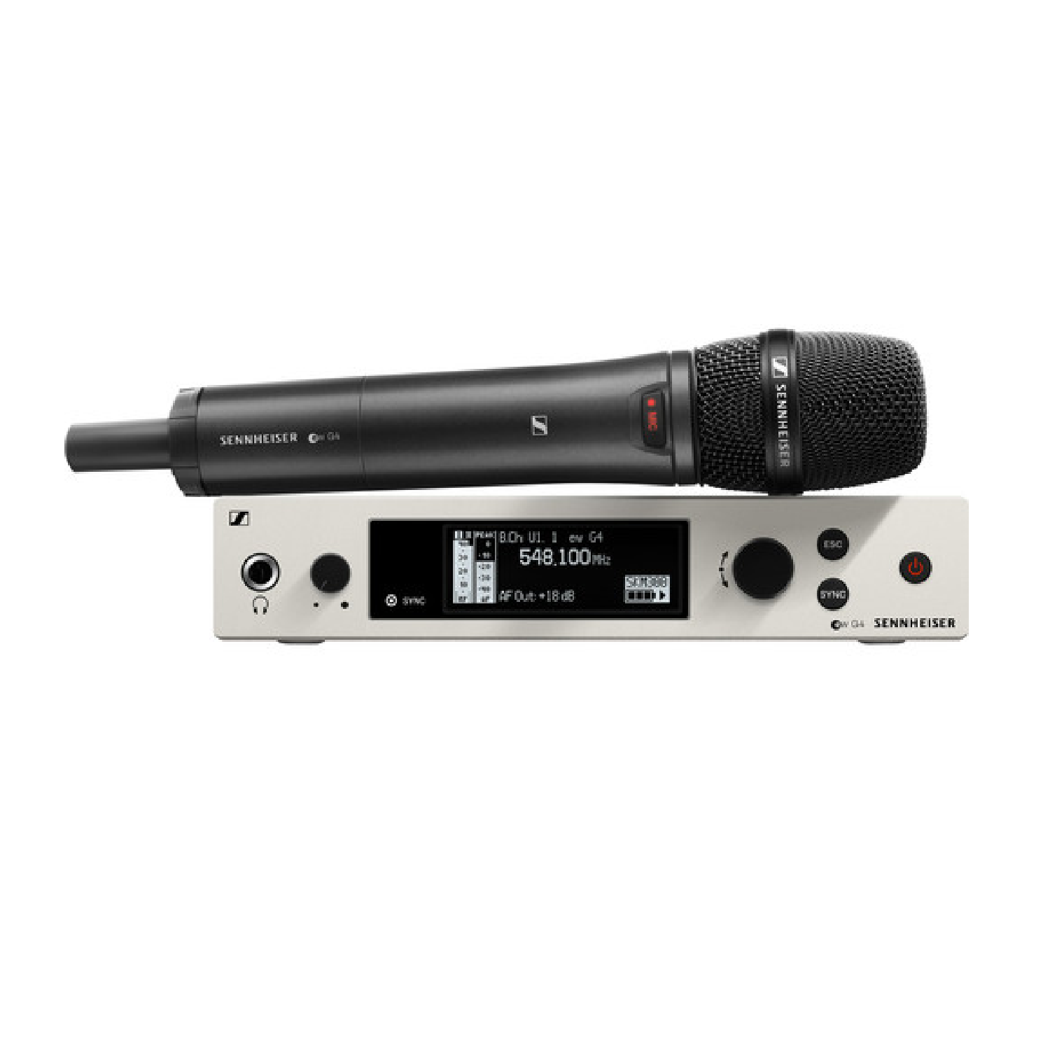 Wireless Handheld Microphone System with MME 865 Capsule - GW1: 558 to 608 MHz   EW 300 G4 865 S Gw sennheiser