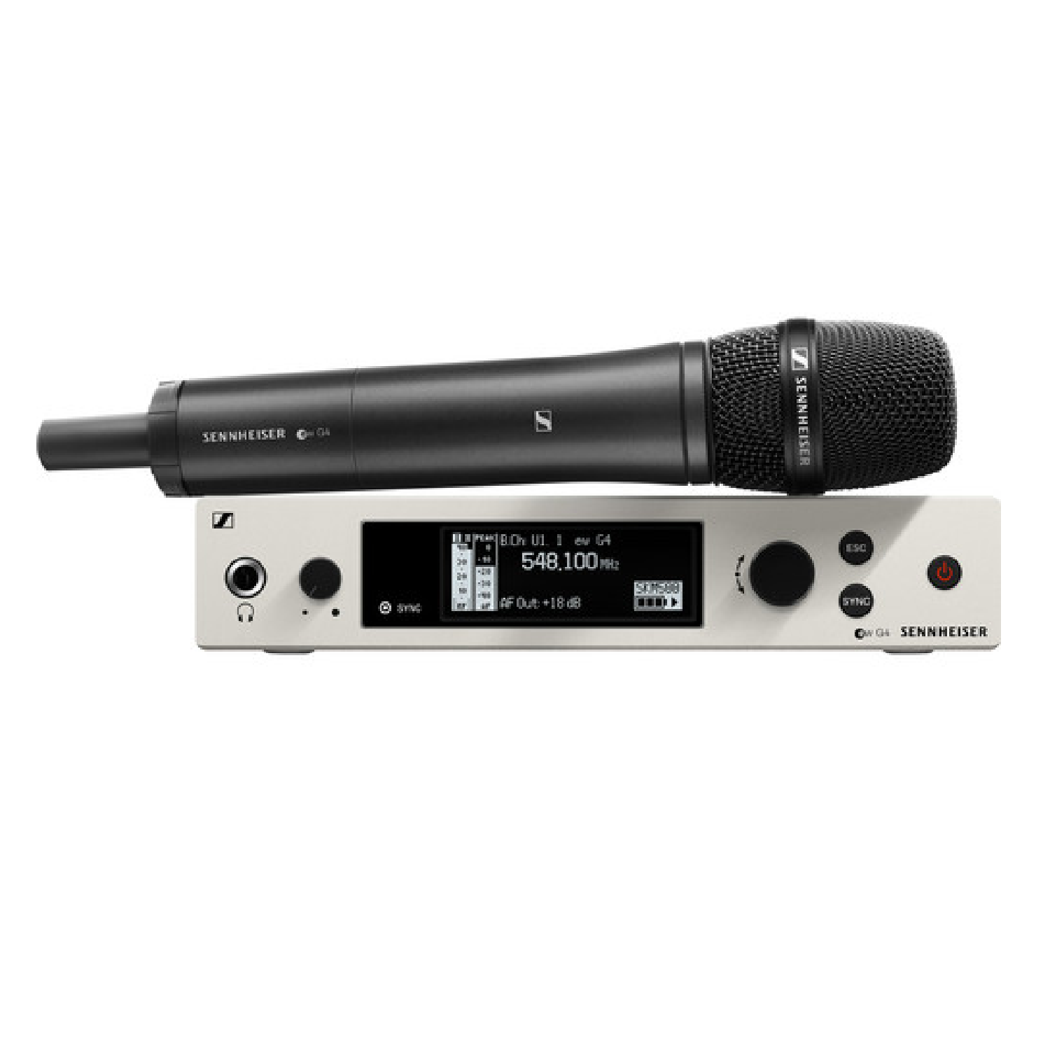 Wireless Handheld Microphone System with MMD 945 Capsule - Dw: 790 - 865 MHz   EW 500 G4 945 Dw sennheiser