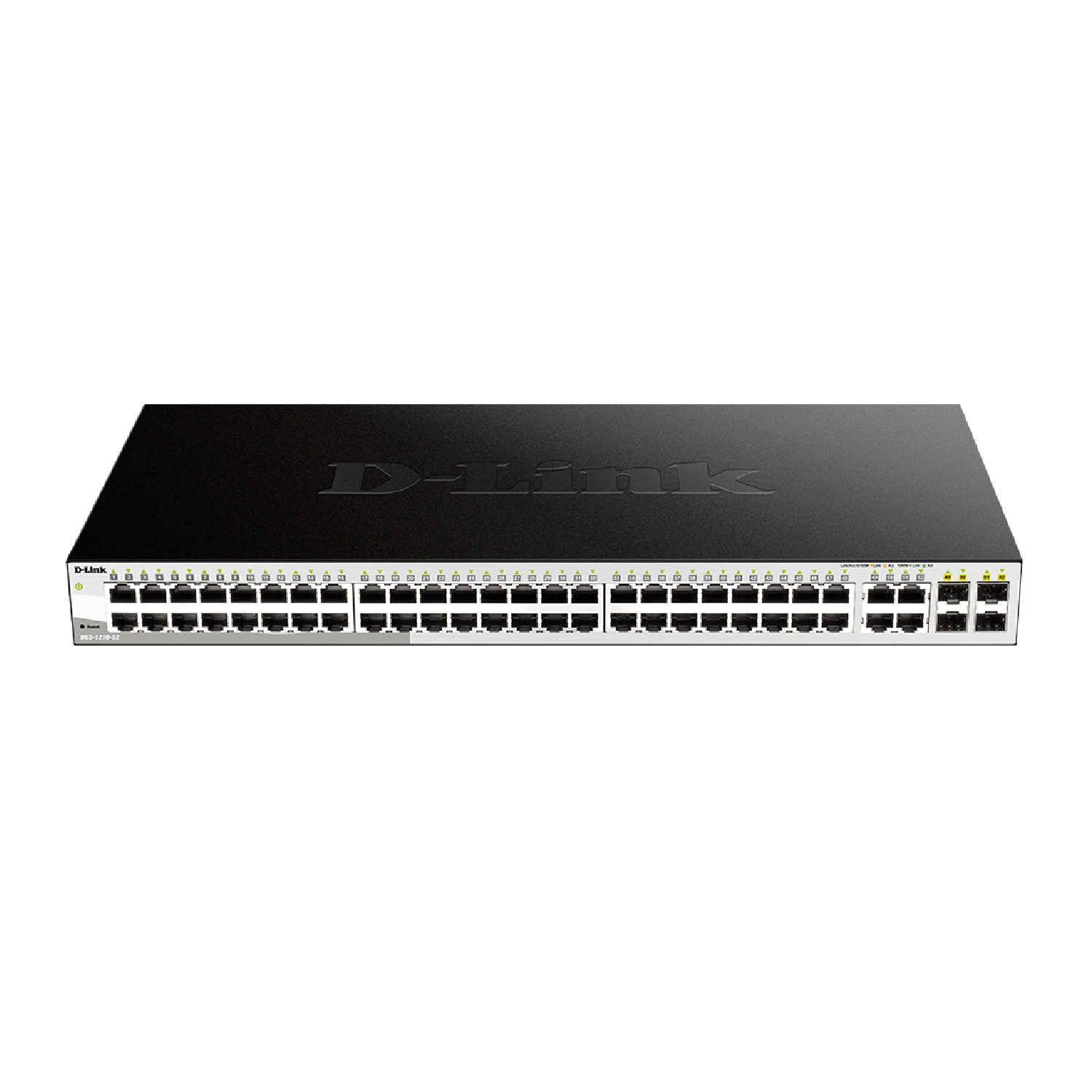 48 Port UTP 10/100/1000Mbps, 4 Port Gigabit SFP Smart Switch (Rackmountable)   DGS 1210 52 dlink