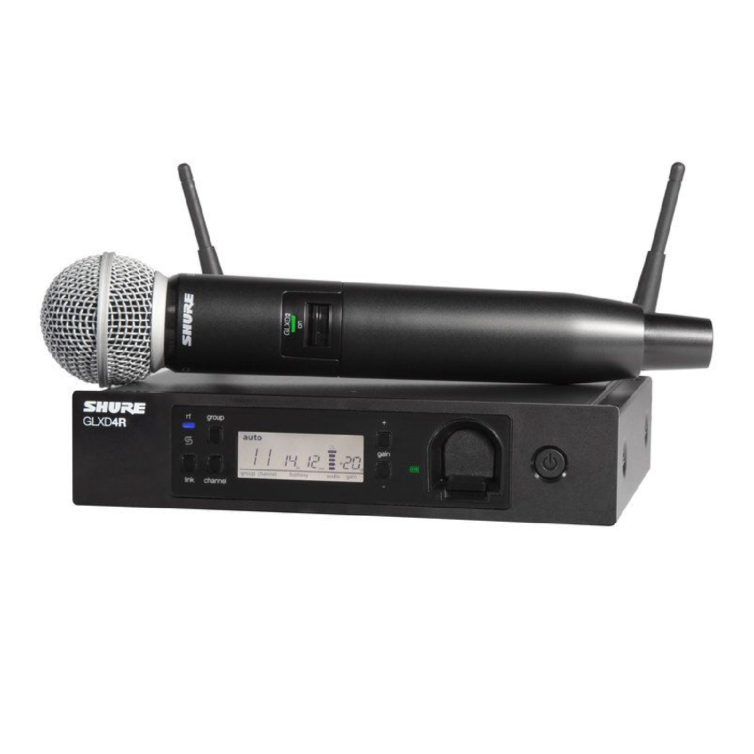 Digital 2.4GHz Wireless Handheld System with SM58 Microphone   GLXD24RA/SM58 shure