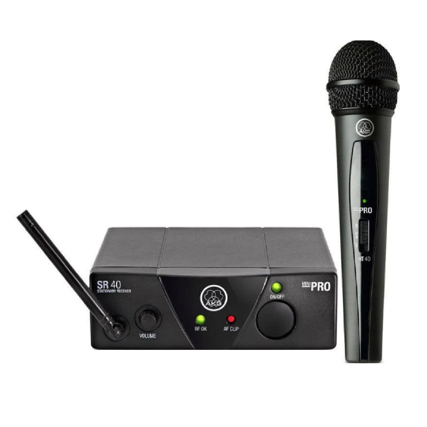 Mini Dual Vocal Set Wireless Microphone System ISM2 864375 MHz   WMS40 MINI Vocal Set ISM2 akg