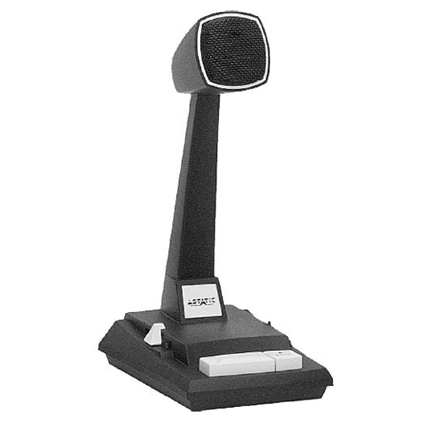 Desktop Omnidirectional Dynamic Paging Mic with Locking Push to Talk Switch   878HL 2 cad audio