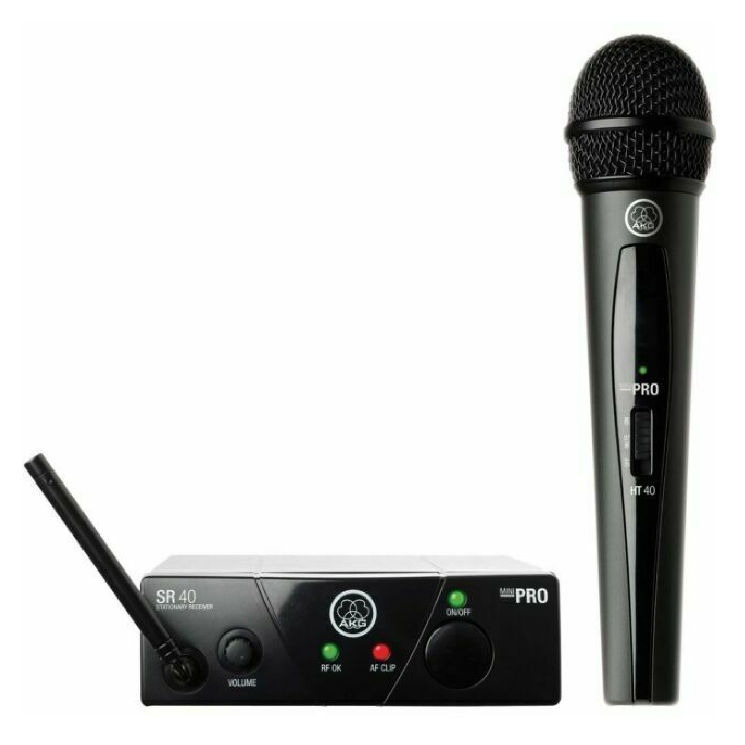 Mini Vocal Set Wireless Microphone System Band US45C 662300 MHz   WMS40 MINI Vocal Set US45C akg