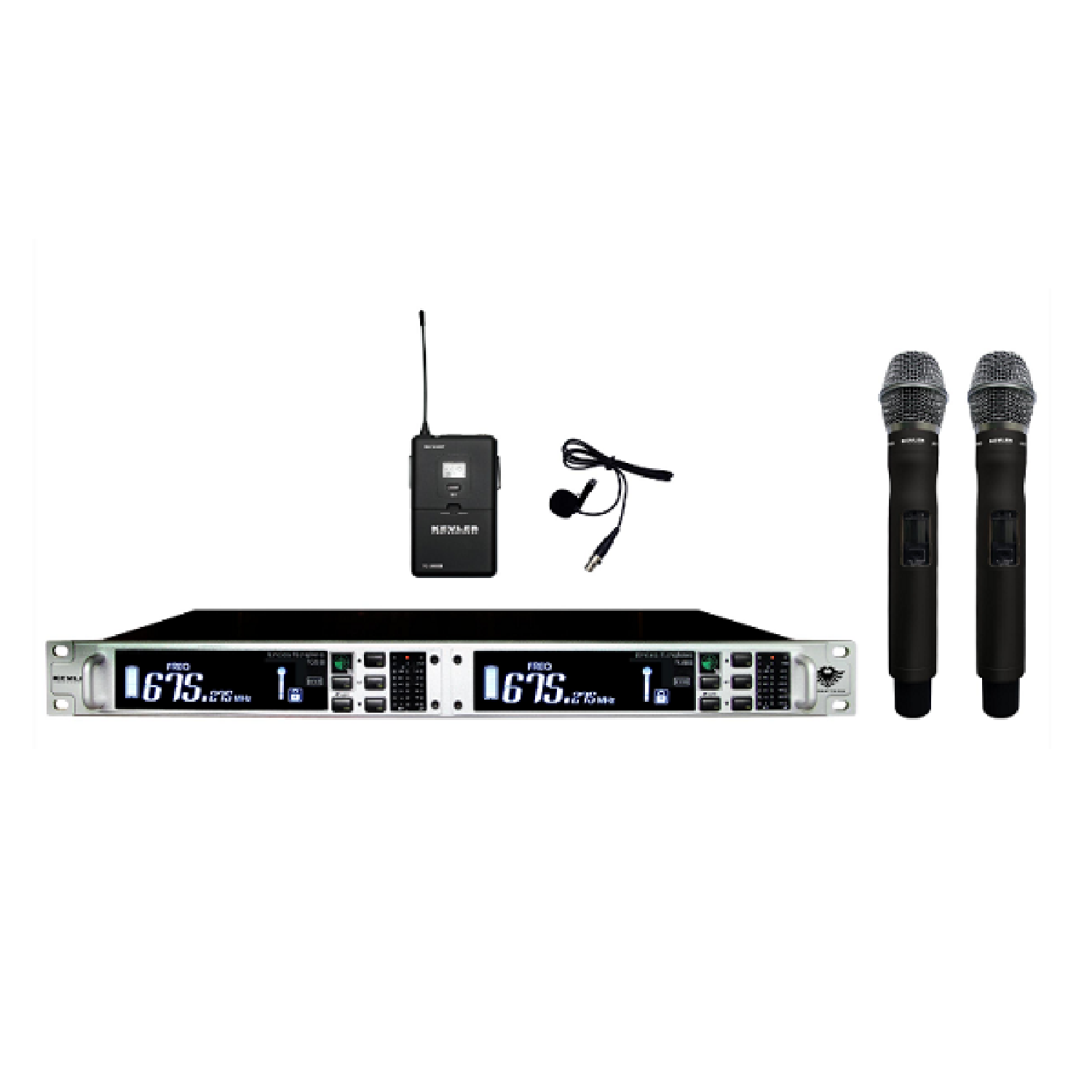 Dual Channel UHF Wireless Handheld Microphone   TC2000 kevler