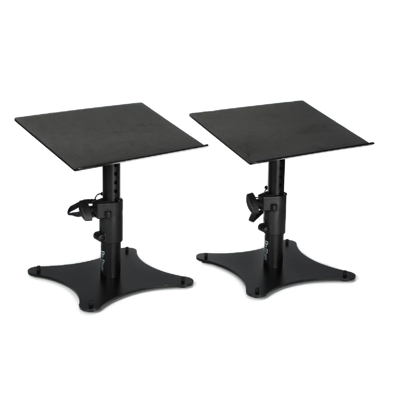Desktop Monitor Stands 10 Inches x 10 Inches (Sold By Pair)   SMS450P on stage stands