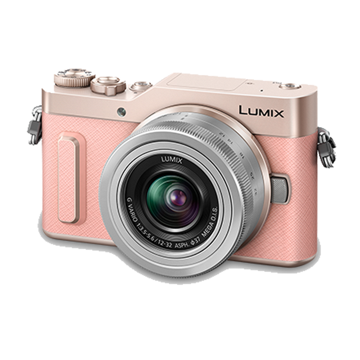Lumix Digital Single Lens Mirrorless 16 mp Micro Four Thirds Sensor Camera with 12 - 32 Lens kit (Pink) panasonic