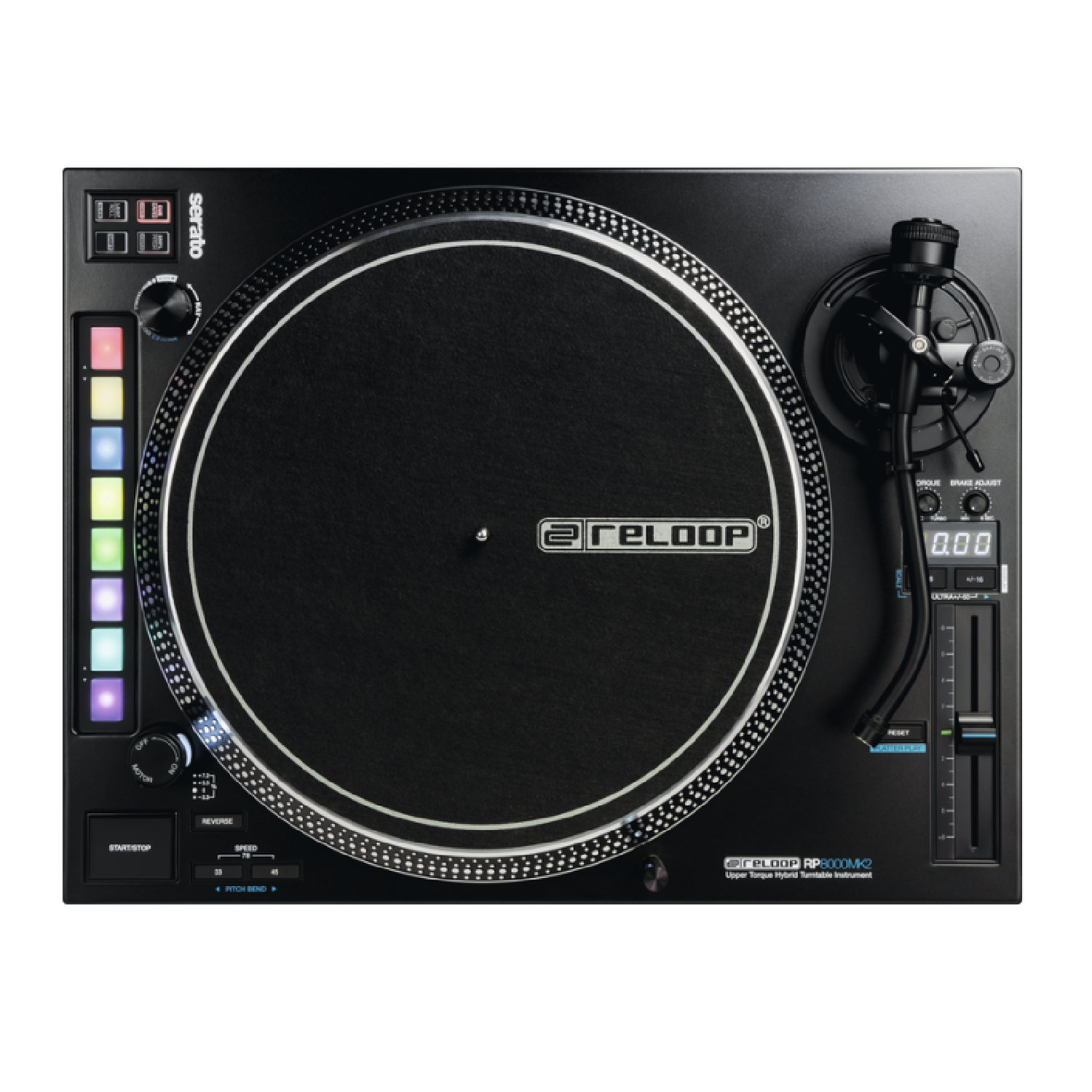 Serato DJ Pro Control 7 New Colour Coded   RELOOP RP8000 MK2 DJ TURNTABLE reloop