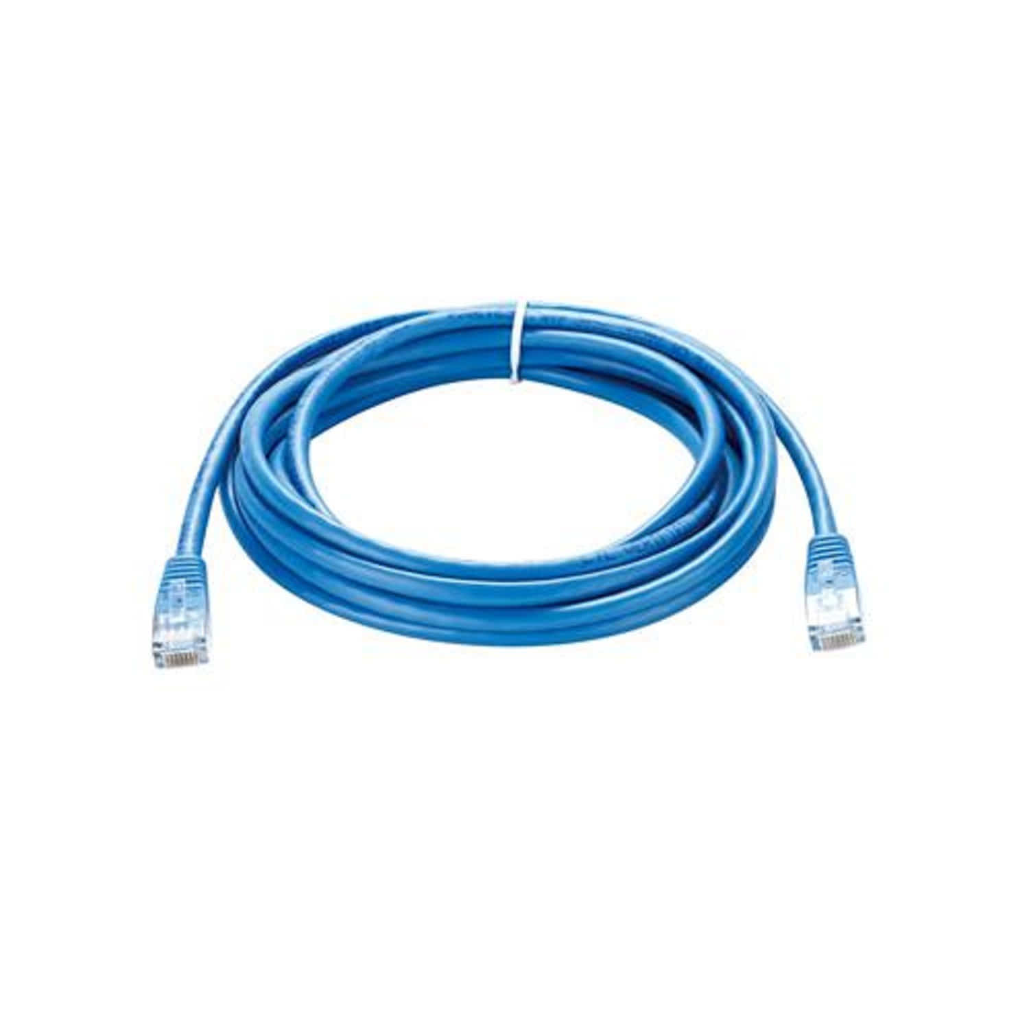 Cat5E UTP 24 AWG PVC Round Patch Cord - 10M - Blue Color NCB 5EUBLUR1 10 D-Link 