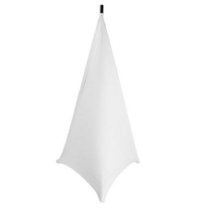 SSA100W , On-Stage Stands , Speaker/Lighting Stand Skirt (White)