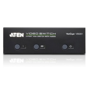 VS0201 , 2-Port VGA Switch with Audio , Aten