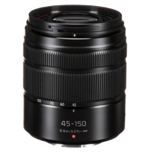 H FS45150E K , Lumix G Vario 45-150mm f/4-5.6 ASPH. MEGA O.I.S. Lens , Panasonic
