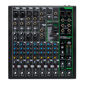 10 (4 x Mono, 3 x Stereo) Channel Mixer with USB and Effects Profx10V3