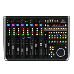 Universal Control Surface with 9 Touch-Sensitive Motor Faders, LCD Scribble Strips and Ethernet/USB/MIDI Interface X TOUCH behringer