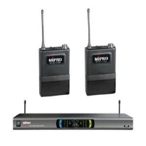 Dual Channel UHF Wireless Beltpack/Handheld &amp; Receiver   MR823DC (Combo) mipro