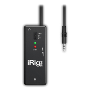 24 bit, 96kHz Digital Microphone Interface for iOS and Mac/PC with Headphone Outputs   iRig Pre HD ik multimedia