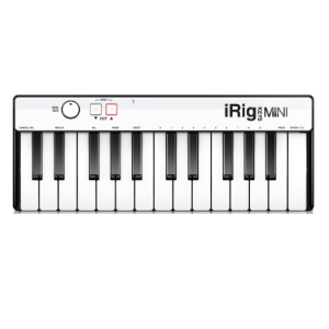 iRig Keys MINI 25 Key Universal Keyboard Controller for iPhone, iPad, Android and Mac/PC   iRig Keys Mini ik multimedia