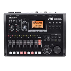 8 Track Playback 2 Track Recording to SD Cards up to 32 GB Dual Mic/Line/Instrument level inputs XLR/TRS and Built in Stereo Condenser Mic   R8 zoom