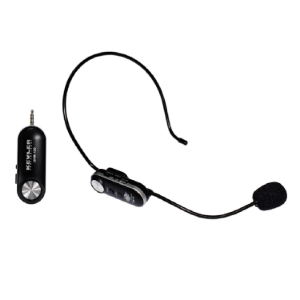 Single Portable Headworn UHF Wireless Microphone with 10 Selectable Frequencies   UHM100 kevler