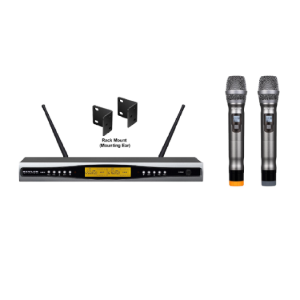 Dual Channel UHF Wireless Handheld Microphone with 200 Selectable Frequencies   SLR2 kevler