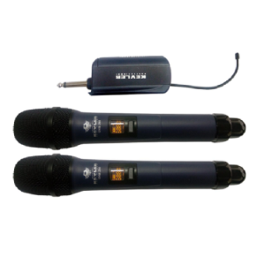 Dual Portable Headworn UHF Wireless Microphone with 10 Selectable Frequencies   UHM200 kevler