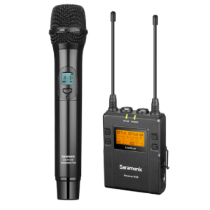 Wireless UHF Handheld Cardioid Microphone Transmitter   UWMIC9 KIT4 saramonic