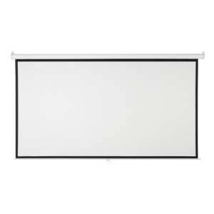 70 Inches (6 Feet) x 70 Inches  (6 Feet) Motorized Projector Screen US PVC, White, View 80 Remote Control   E11 70 PLM