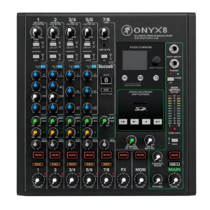 8 Channel Premium Analog Mixer with Multitrack USB   Onyx 8 mackie
