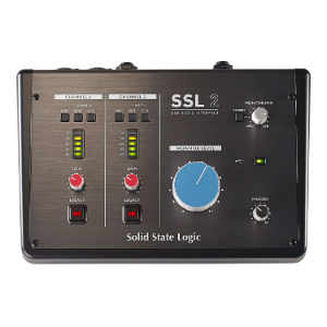 2 In / 2 Out USB 2.0 C Audio Interface, 2 x SSL Microphone Preamps   SSL2 solid state logic