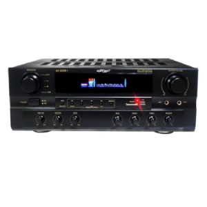 200W x 2 Multimedia Karaoke Amplifier with FM, Bluetooth and USB SD MP3 Player   AV 303B+ konzert