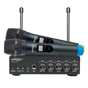 Dual Wireless Microphone with USB and Bluetooth 542 MHz and 572MHz Frequency   WM 44UBT konzert
