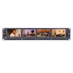 4 x 4.3 Inches HD/SD TFT LCD Monitor Supports HD/SD 480 x 272 Panel Resolution, 4 x HDMI 4 x HD/SD-SDI Input and Loop Out   TLM 434H datavideo
