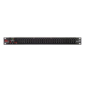 Single Channel 31-Band Graphic Equalizer with 1/3 Octave Constant Q Frequency Bands and Switchable 6dB and 12dB Boost/Cut DBX 131