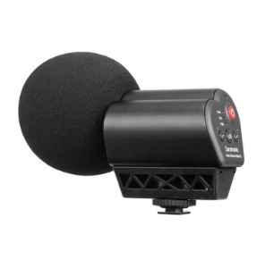 Camera-Mount Stereo Condenser Microphone, Saramonic Vmic Stereo Mark II