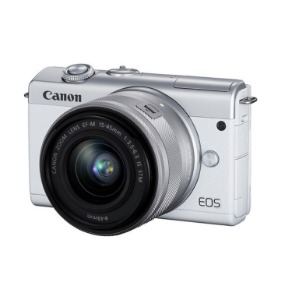 Mirrorless Camera with 15-45mm Lens (White) Canon EOS M200 with 15-45mm Lens (White)