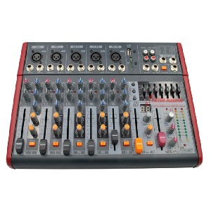 8 Channels, 99 DSP with 7 bands EQ Pro Stax MIX 802
