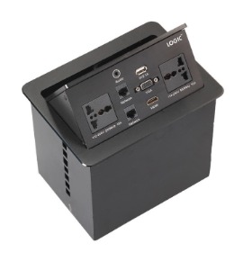 Logic AV LG 502H Manual POP-UP Box with Female to Female Connectivity