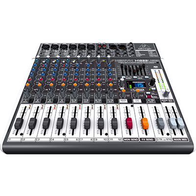 16ch 2/2-Bus Analog Mixer with USB/Audio Interface XENYX X1222USB behringer