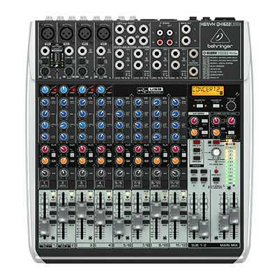 16ch Analog Mixer with XENYX Mic Preamps and USB/Audio Interface XENYX QX1622USB behringer