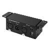 Inline Logic Box with XLR Mic In and Out with Switch Paired with the MAS 1   MAS 133 sennheiser