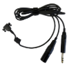 Straight Cable with XLR &amp; ¼ Inches Connectors for HMD Headsets 6.6 Feet   CABLE II X3K1 sennheiser