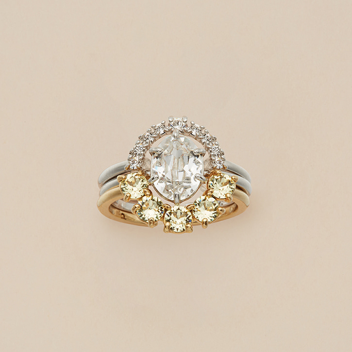 Yellow Diamond Ring(Set of 3)